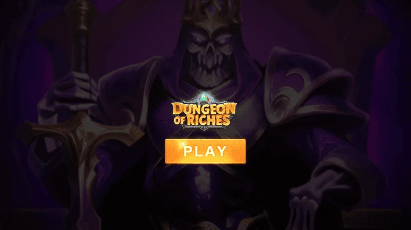 Dungeon of Riches - main menu